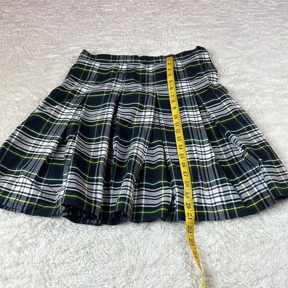Rifle Official Schoolwear plaid pleated schoolgirl skirt, size 10.5 - Picture 3 of 6